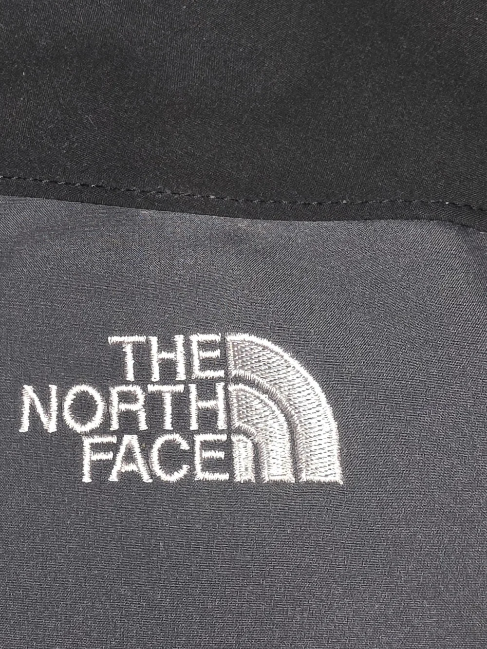 The North Face Men's Jacket - Charcoal and Black with Yellow Accents